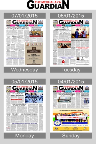 The Meghalaya Guardian Epaper screenshot 2