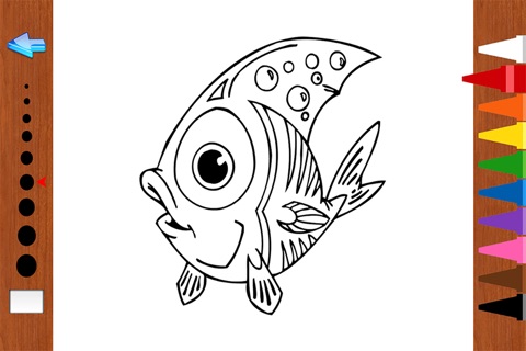 Kids Coloring Book - The Sea Animals Learning for Fun screenshot 3