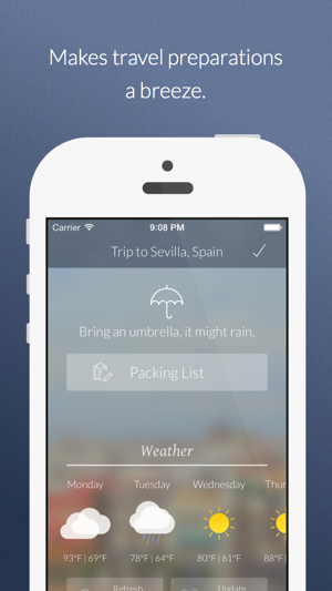 Travel Butler - Vacation Trip Planner with Weather Forecast (圖5)-速報App