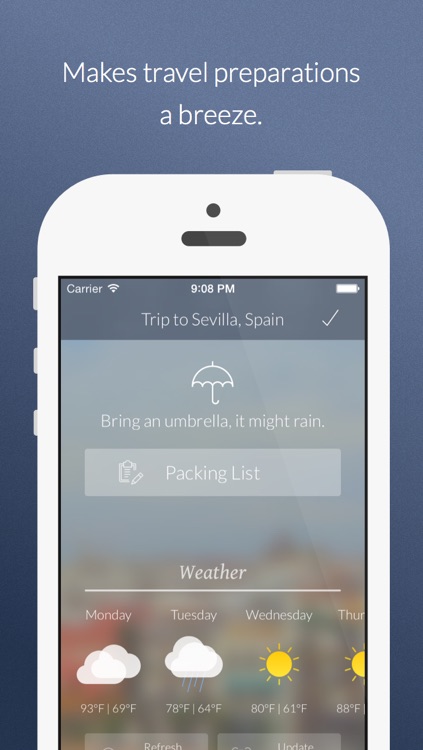 Travel Butler - Vacation Trip Planner with Weather Forecast & Packing List screenshot-4