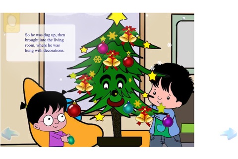 The Little Christmas Tree - Interactive eBook in English for children with puzzles and learning games screenshot 2