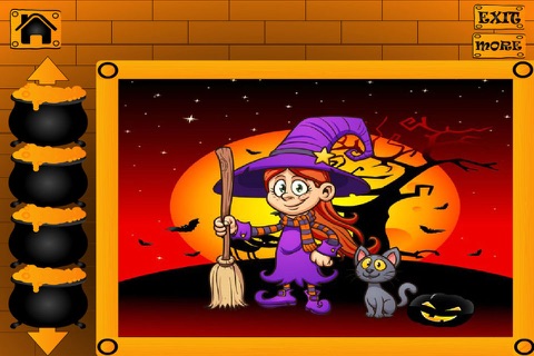 Cute Witches Kids Puzzle Game screenshot 3