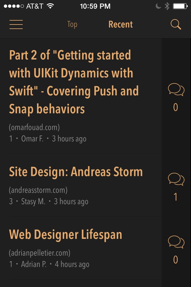 DN Paper - Designer News screenshot 2