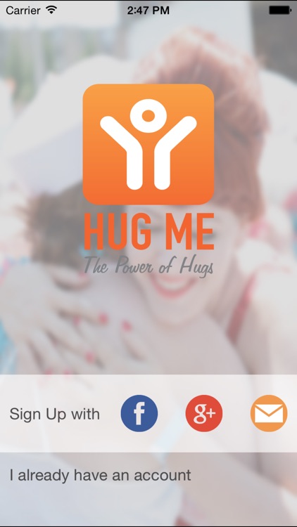 Hug Me App