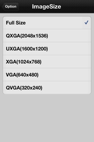 optiCamera - Customizing photo size and Exif Camera - screenshot 4