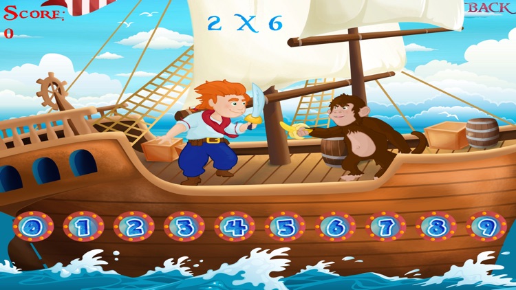 Learn Times Tables - Pirate Sword Fight screenshot-0