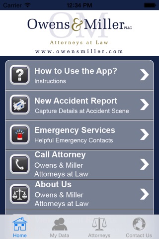 Accident App by Owens & Miller PLLC screenshot 2