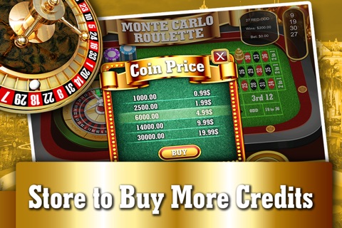 Monte Carlo Roulette Table FREE - Live Gambling and Betting Casino Game screenshot 4