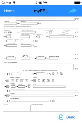 myFlightplan screenshot 4