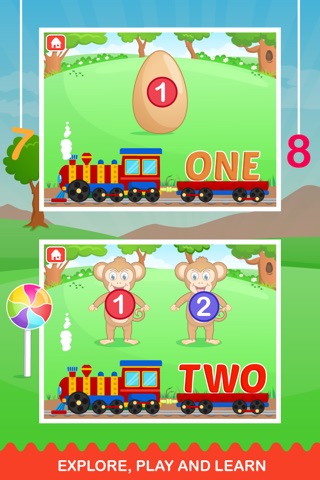 Babli The Numbers Train - Tap, Explore and Learn counting from 1 to 20 screenshot 4