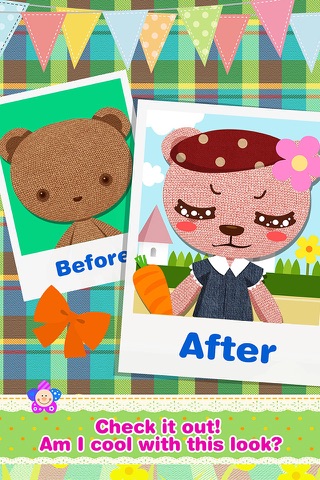 Tap My Talking Bear: Virtual Sim Doll Endless Makeover Salon Center - Kids Free Game screenshot 2