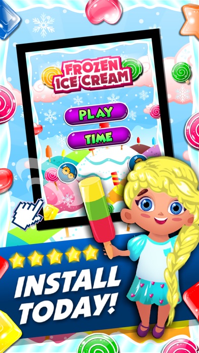 FROZEN ICE-CREAM PUZZLE - MATCH-3 FUN CANDY QUEEN CINDERELLA SA-GA FOR FREE-FALL C.RUSH 1.0 IOS GAME GIẢI TRÍ FROZEN ICE-CREAM PUZZLE - MATCH-3 FUN CANDY QUEEN CINDERELLA SA-GA FOR FREE-FALL C.RUSH 1.0 IOS