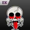 Emoji Kingdom 13  Skull Halloween Emoticon Animated for iOS 8