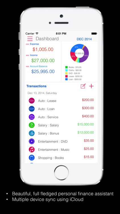 Expense Tracker Pro : Manager for Home budget, accounts and expenses