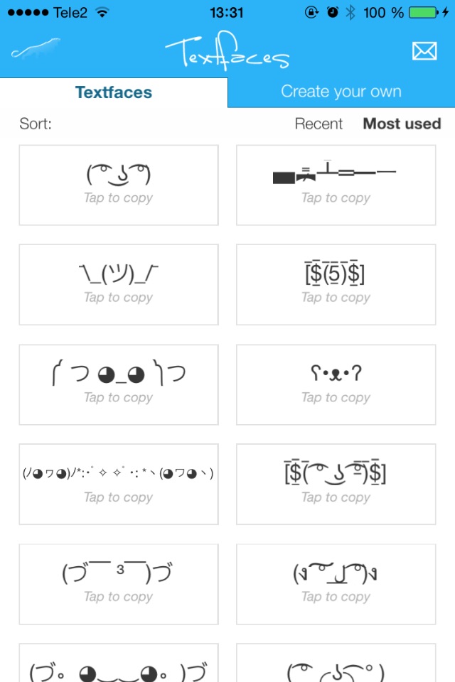 Textfaces for Messenger screenshot 2