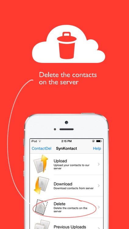 Synkontact: easy transfer contacts between mobile device