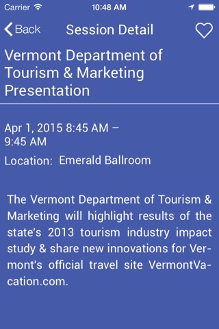 Vermont Travel Industry Conference screenshot 3