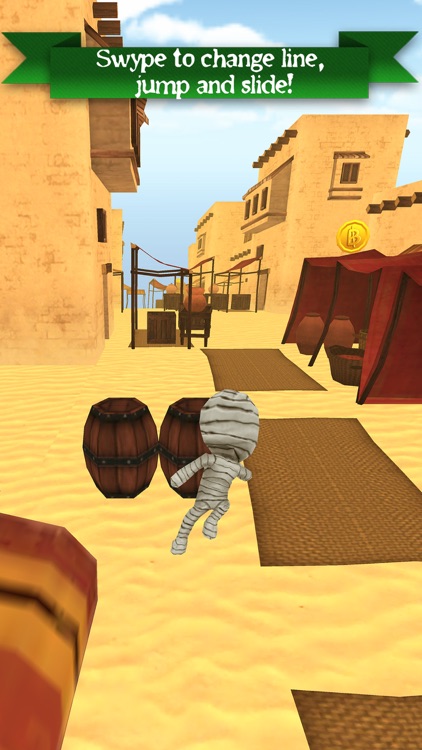 Cleopatra's Mummy Pyramid Run - Free cartoon game for children