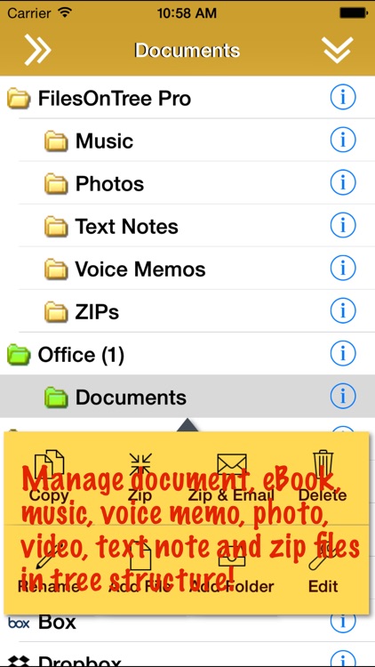 FilesOnTree Pro FREE - Tree File Explorer