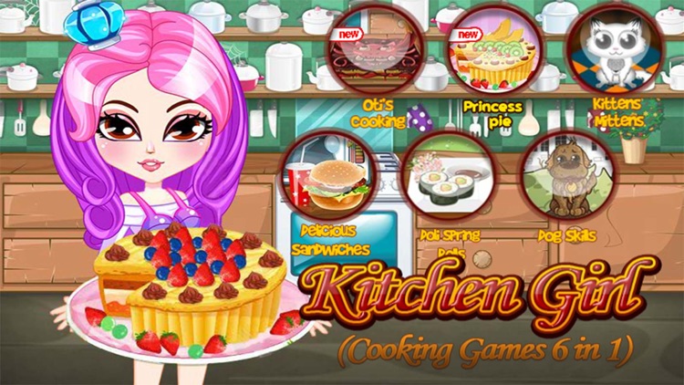 Kitchen Girl Cooking Games 6 In 1 En By Yupeng Zhang