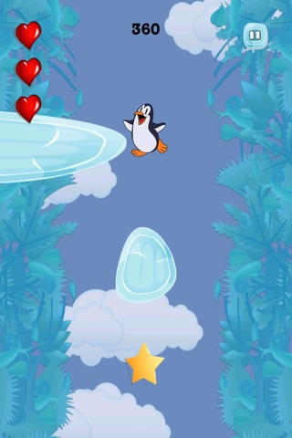 Penguin Plunge - Fast Icy Fall Challenge Free screenshot 2
