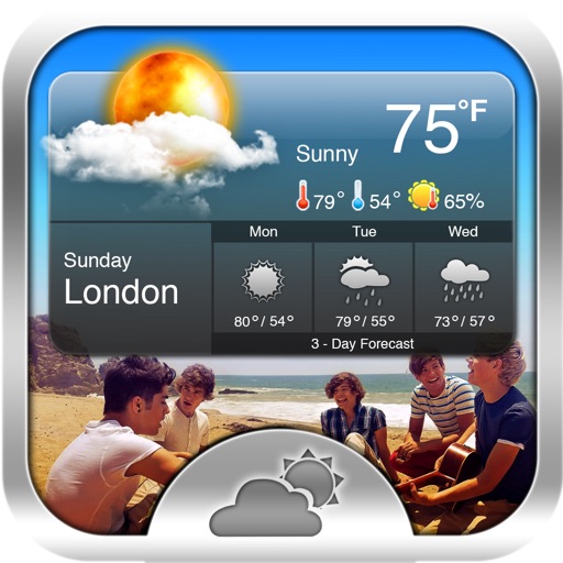 Weather: One Direction Edition Free icon