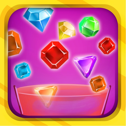 100 Jewels Crush Mania -  Addictive Games, Free Games, Fun Games & Free Mini Games icon