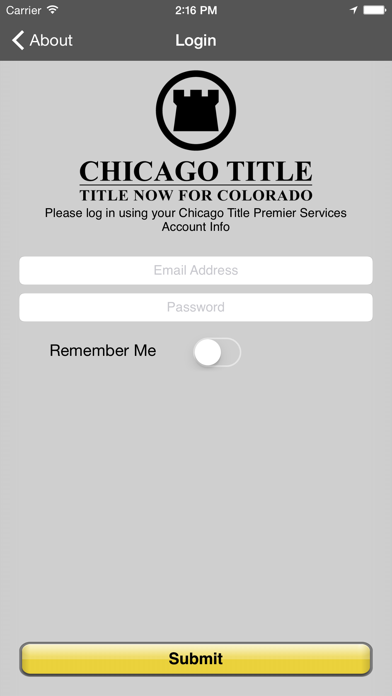 How to cancel & delete Chicago Title Now for Colorado from iphone & ipad 1