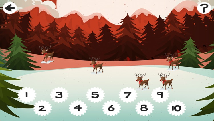 A Christmas Counting Game for Children: Learn to Count the Numbers with Santa Claus screenshot-3