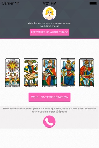 Tarot Amoureux screenshot 2