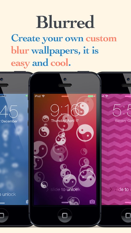 Blurred - Create your own custom blur wallpapers