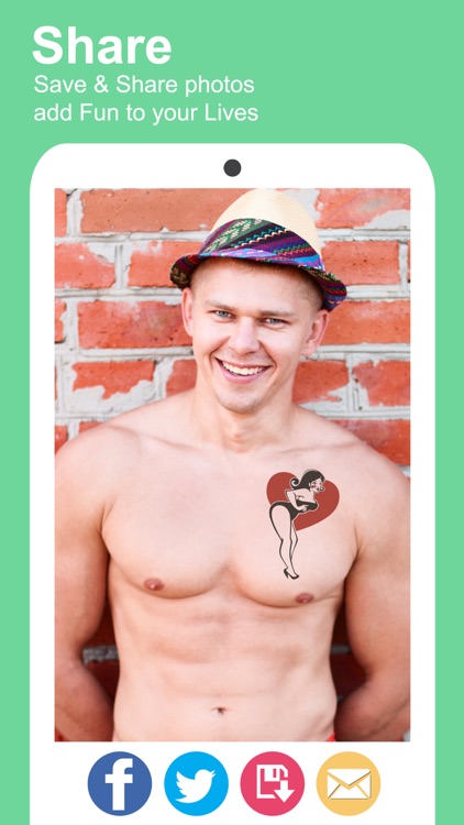 Insta Tattoo Maker - Hottest Tattoos  & Custom Skin Art Designs Camera screenshot-3