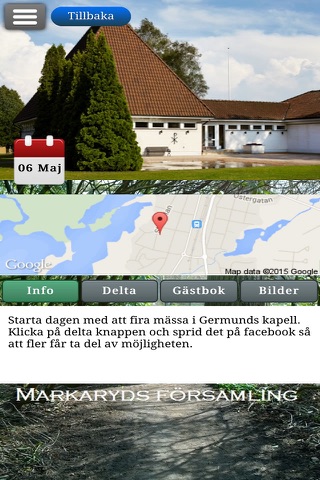 Markaryds församling screenshot 3