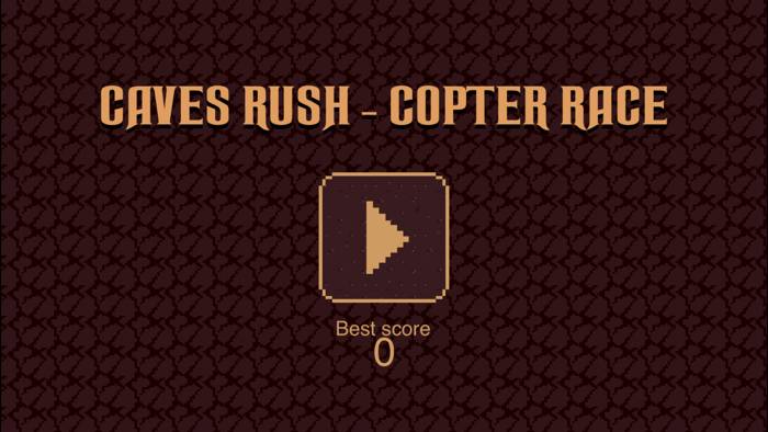 Caves rush - copter race
