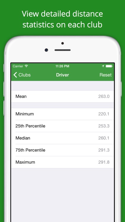 game golf shot tracker