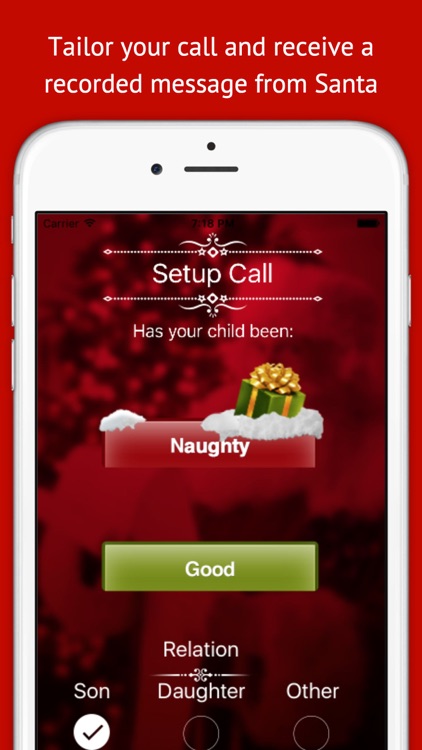 Santa - naughty nice call