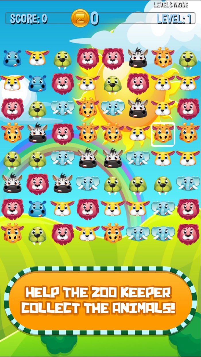 Tap Animal Rescue - Kids Zoo Matching Game