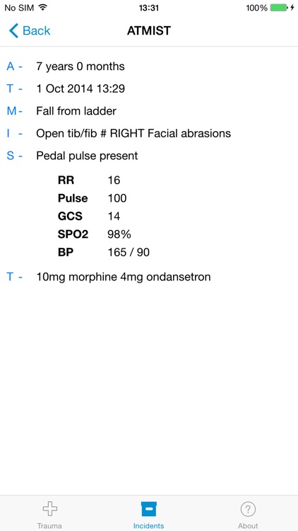 Major Trauma Triage Tool screenshot-4