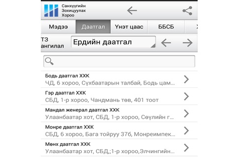 MobileFRC Санхүүгийн Зохицуулах Хороо screenshot 2