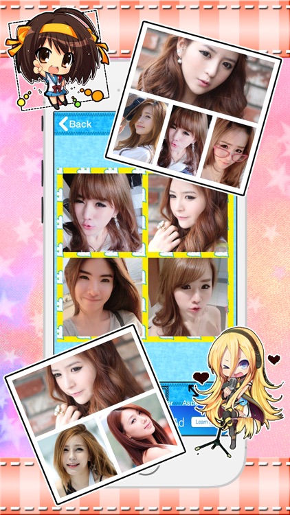 Beauty Sticker Frame editor