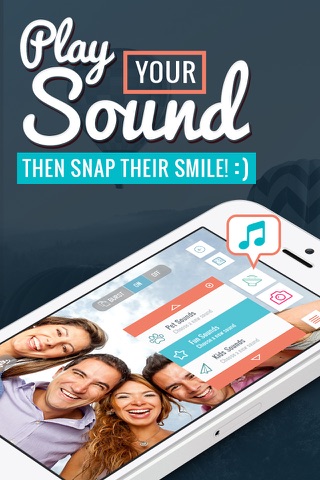 LookHear! Camera app makes funny sounds to snap the happy smiley face of your kids, friends & pets! screenshot 2