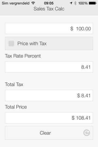 Sales Tax Calculator Lite screenshot 4