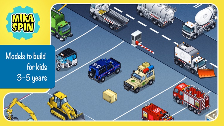 Construct a Car: create vehicles puzzle game for kids