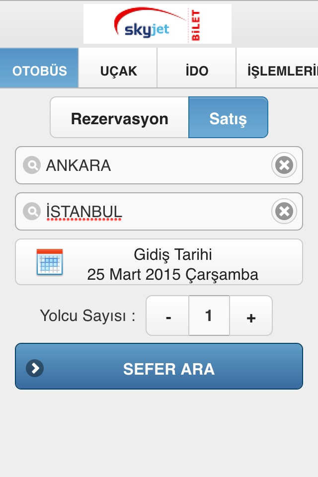 Skyjet Bilet screenshot 2