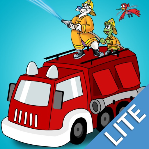 Firefighters, Fire Trucks & Fire Safety Lite: Videos & Games for Kids by The Danger Rangers icon