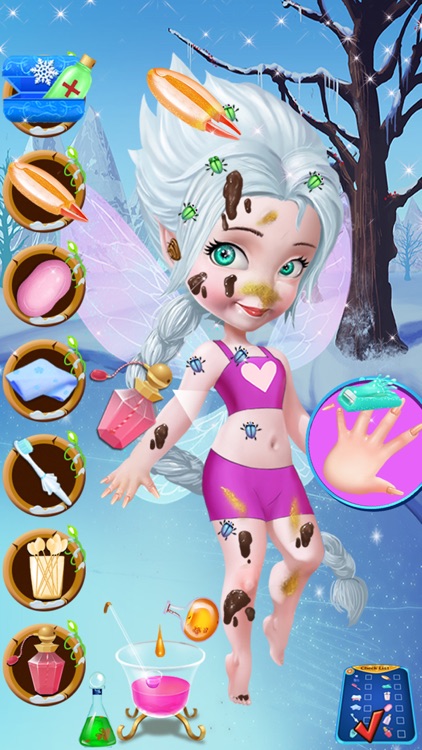 Fairy Princess Rescue: Winter Holiday Dress & Care screenshot-4
