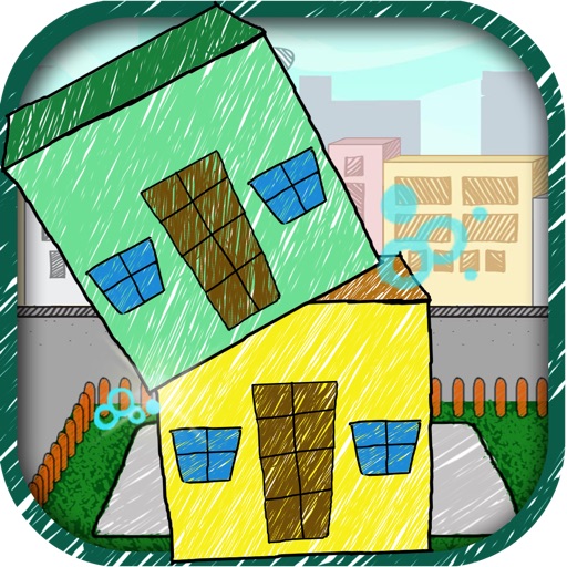 Scribble Towers Cube Stacker - Amazing Doodle Bloxx Tower Builder icon