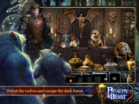 Beauty And The Beast - hidden objects puzzle game screenshot 4