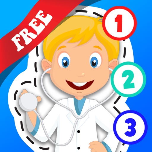 Free Kids Hospital Puzzle Teach me Tracing & Counting iOS App