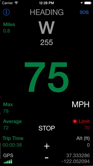 Trip Data - Speedometer and Trip Compute